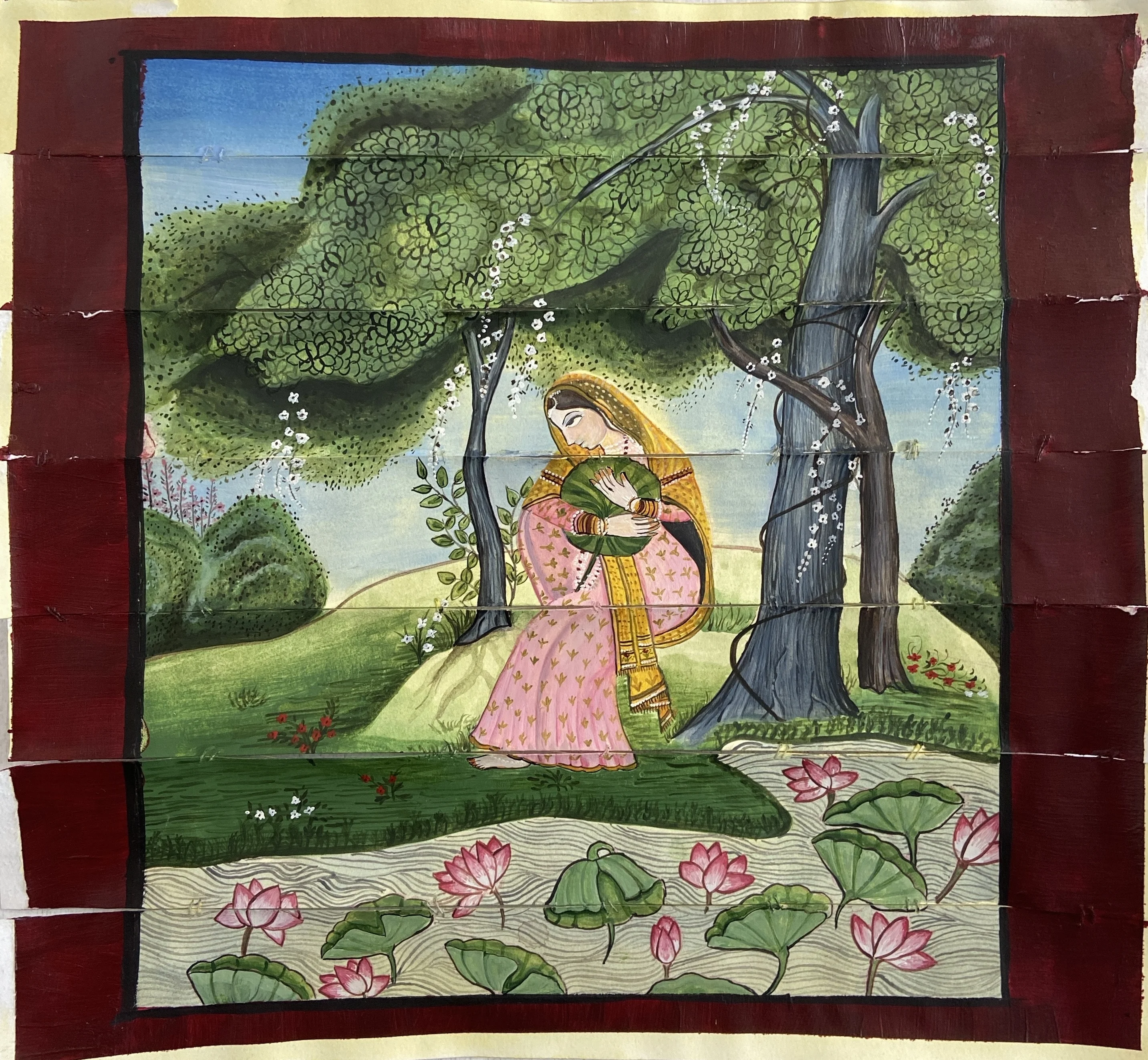Rajasthani miniature artwork